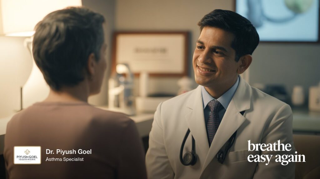Breathe Easy Again: Meet Dr. Piyush Goel – The Leading Asthma Specialist in Gurgaon