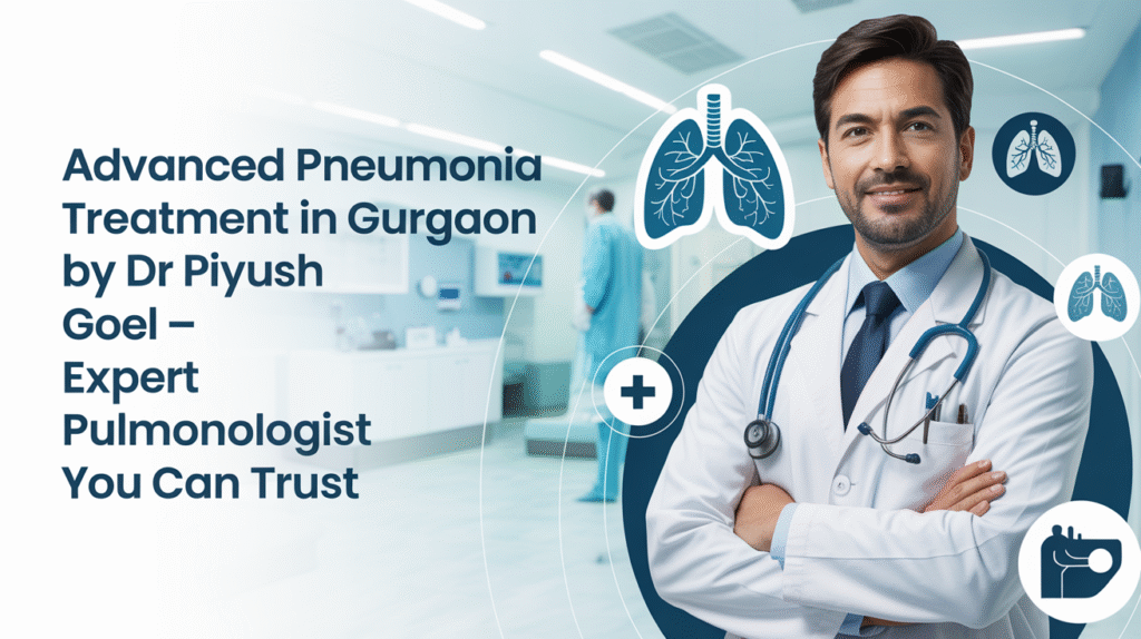 Advanced Pneumonia Treatment in Gurgaon by Dr Piyush Goel – Expert Pulmonologist You Can Trust